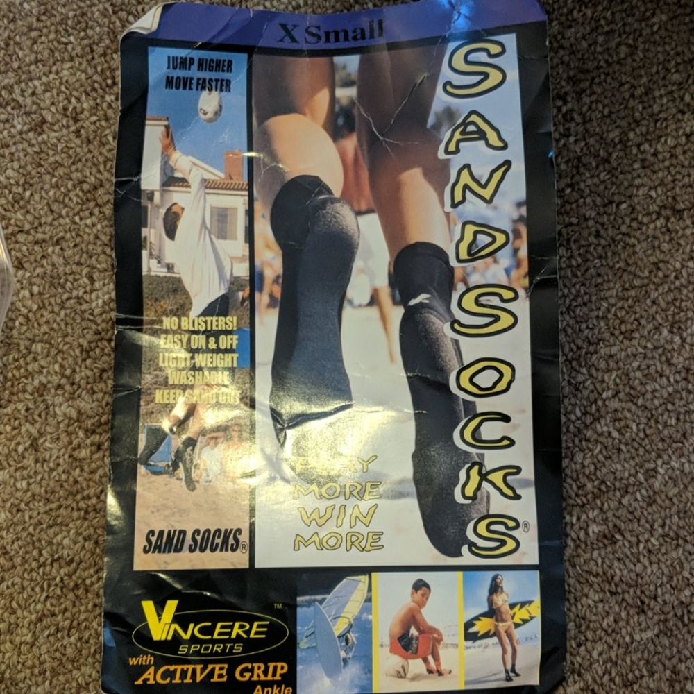 Black sand socks